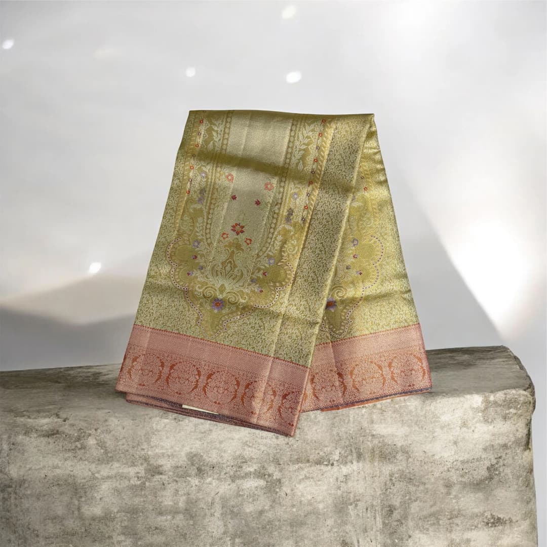 Pure Kanchipuram Tissue silk saree